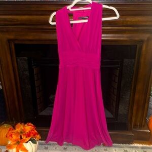 Jones Wear Dress Fuchsia Midi Dress